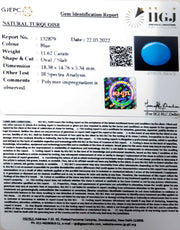 11.62/CT Natural Turquoise Gemstone